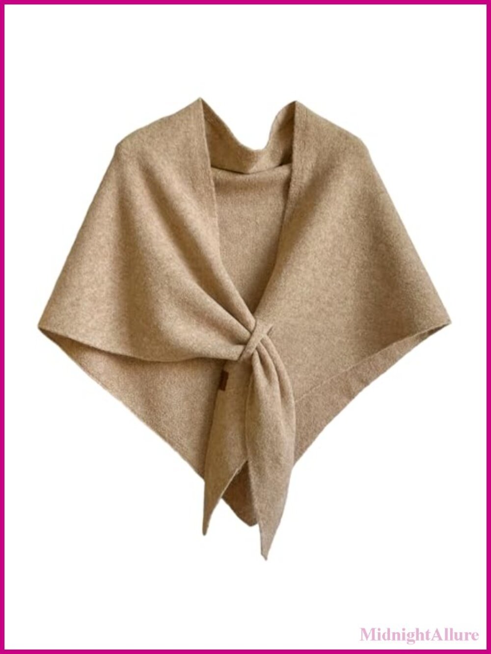 Knitted Triangle Shawl Wrap Pashmina Shoulder Wrap One Size